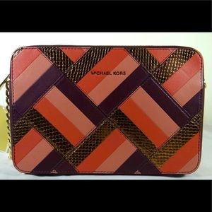 MICHAEL KORS MARQUETRY CROSSBODY BAG